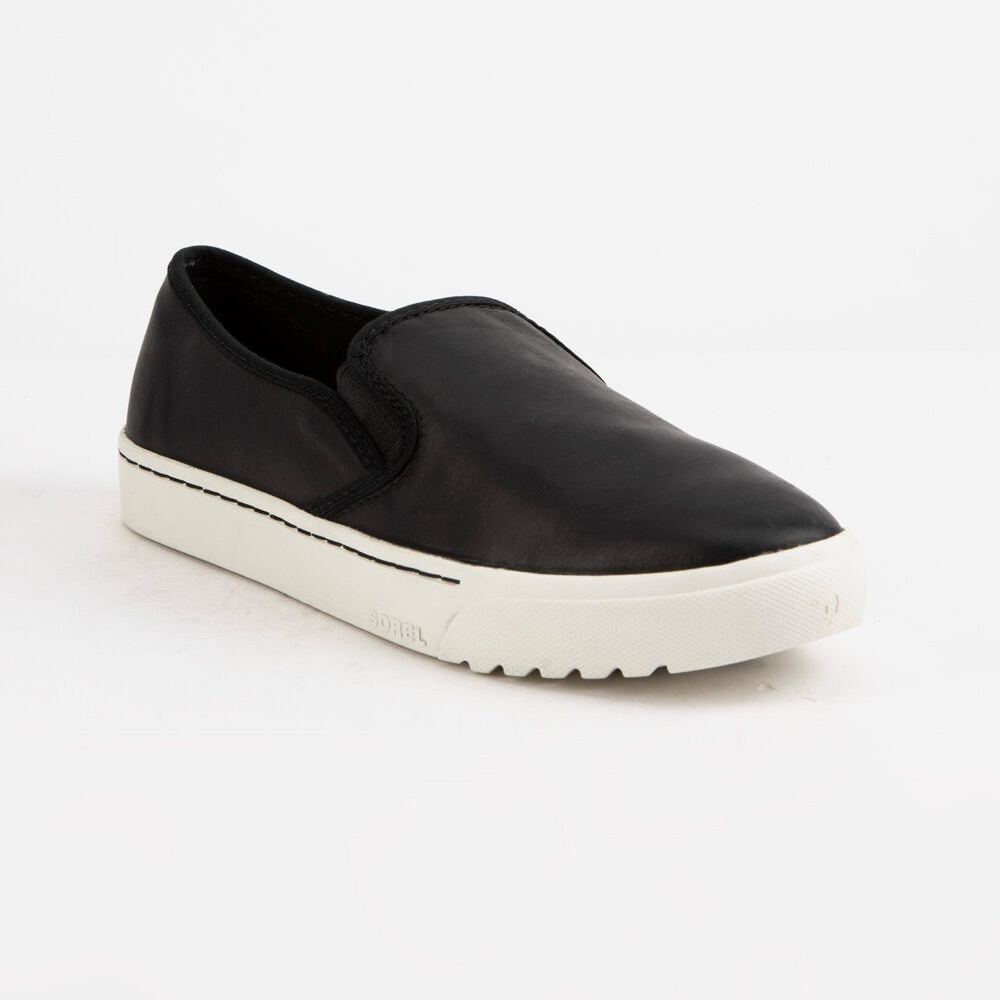 SOREL Campsneak Black Womens Slip-On Shoes - Picture 3 of 7